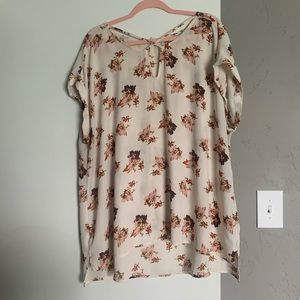 Maurices Lattice Neck Top
